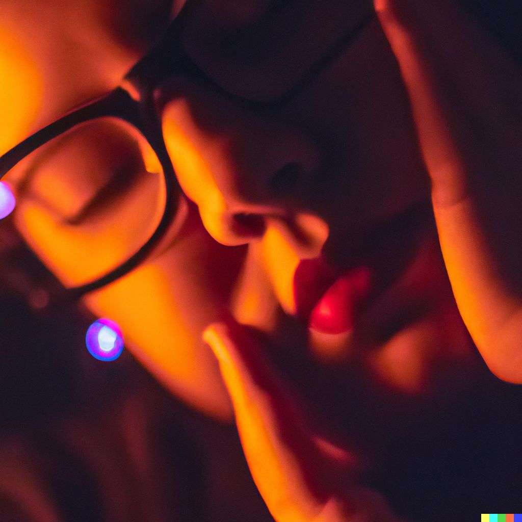 a representation of anxiety, photograph, extreme bokeh